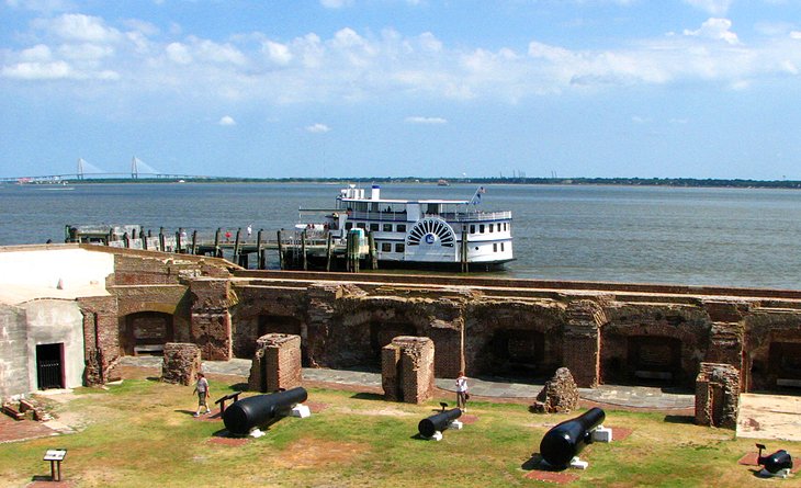 Fort Sumter et le port de Charleston