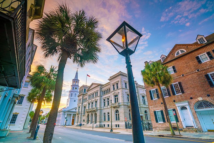 Historical downtown Charleston