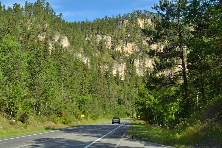 Route panoramique de Spearfish Canyon