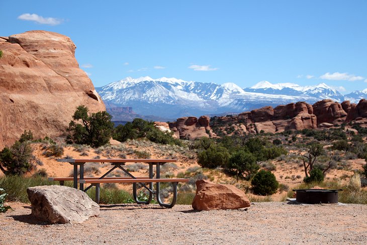 Camping in Arches National Park