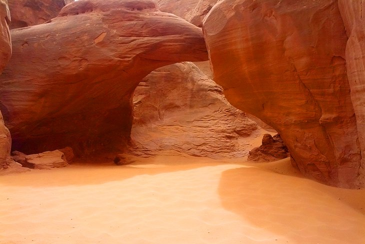 Arche des dunes de sable