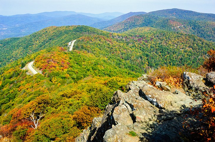 Skyline Drive in Shenandoah National Park