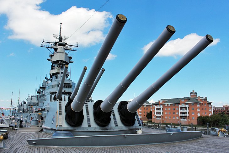 Battleship Wisconsin and the Nauticus Maritime Center