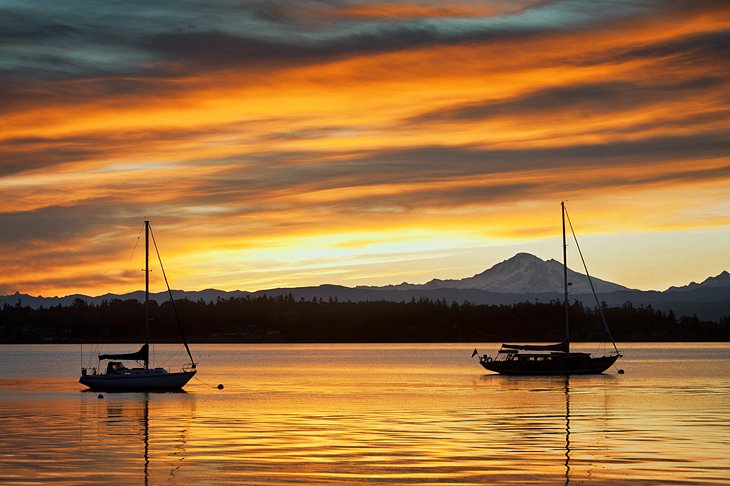 Lummi Island sunset