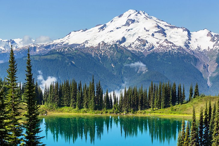 Glacier Peak and Image Lake, near Gamma Hot Springs.