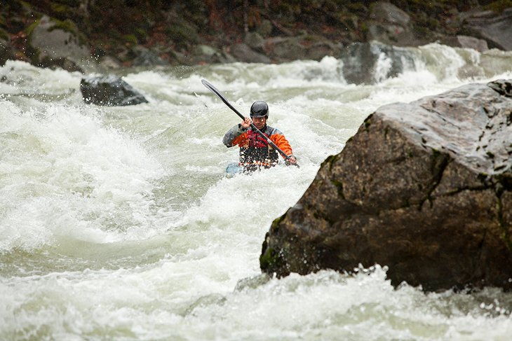 Kayaking on the Skykomish River