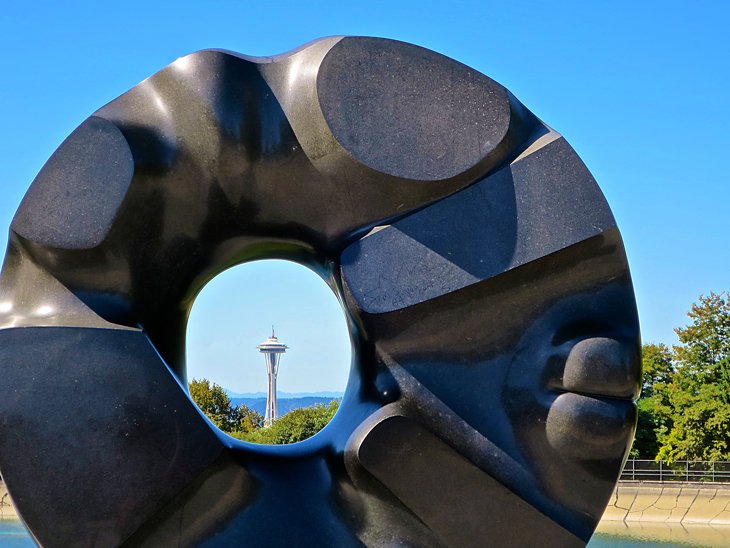 View of Space Needle from Volunteer Park