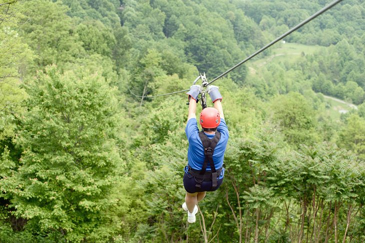 Ziplining