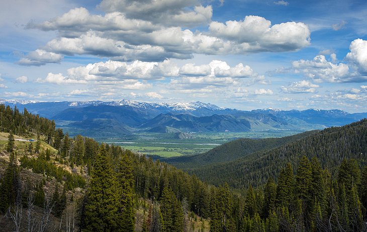 View from Teton Pass