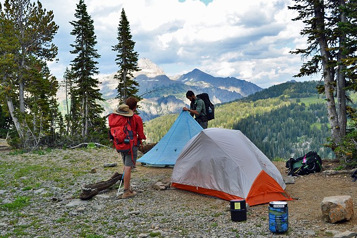 Death Canyon Shelf Camping Zone