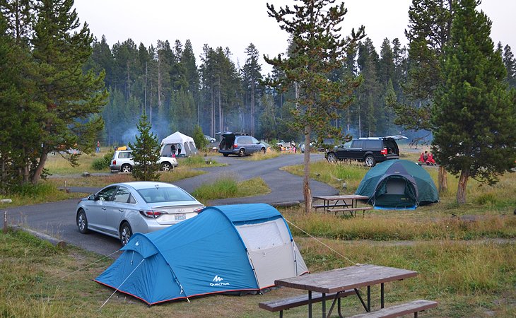 9 campamentos mejor calificados en el Parque Nacional de Yellowstone