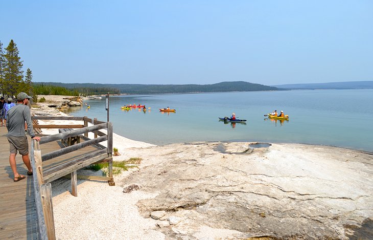 West Thumb Geyser Basin Boardwalk