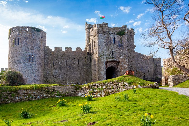 Village et château de Manorbier