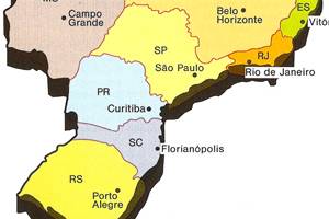 Brazil States & Major Citites