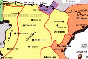 Language Areas of Spain