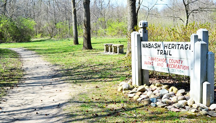 Northern terminus of the Wabash Heritage Trail