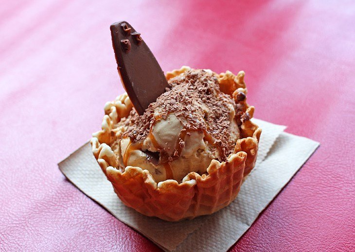 Salted Caramel Sundae at Chocolate Tofino