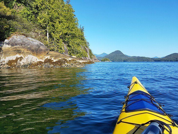 Kayaking on Clayoquot Sound