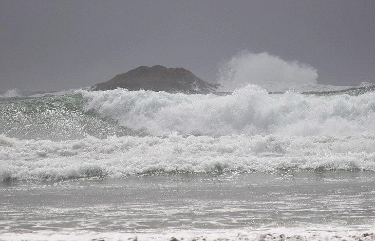 Waves on Comber Beach