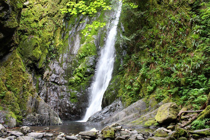 Niagara Falls in Goldstream Provincial Park