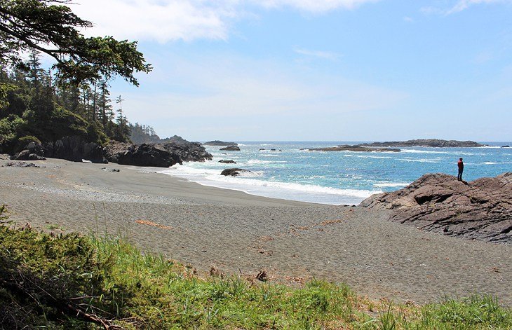 View from campsite at Wya Point Campground