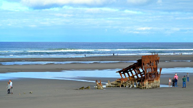 Peter Iredale shipwreck at Fort Stevens