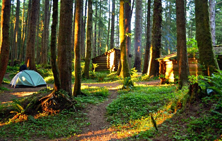 Backpackers Camp atop Tillamook Head