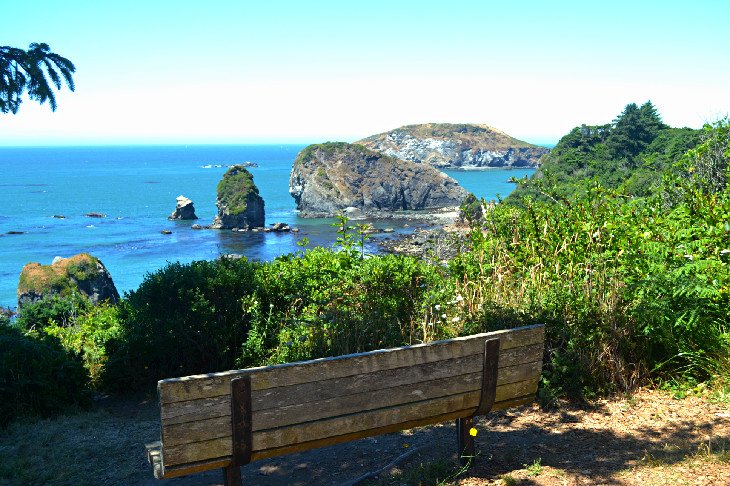 Oceanside views at Harris Beach State Park