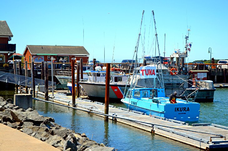 Bandon Harbor, adjacent to Bandon Olde Towne