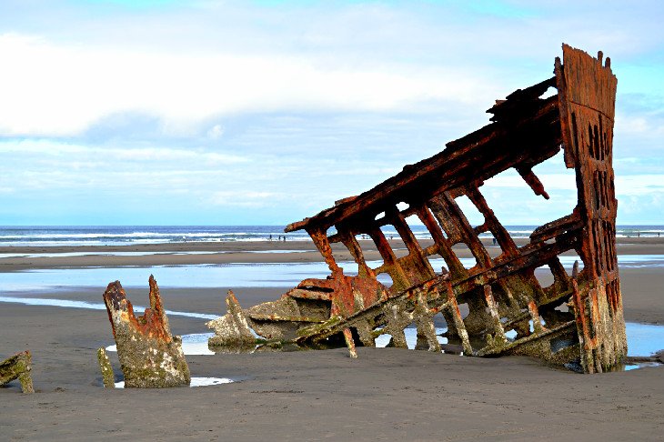 The Peter Iredale Shipwreck at Fort Stevens State Park