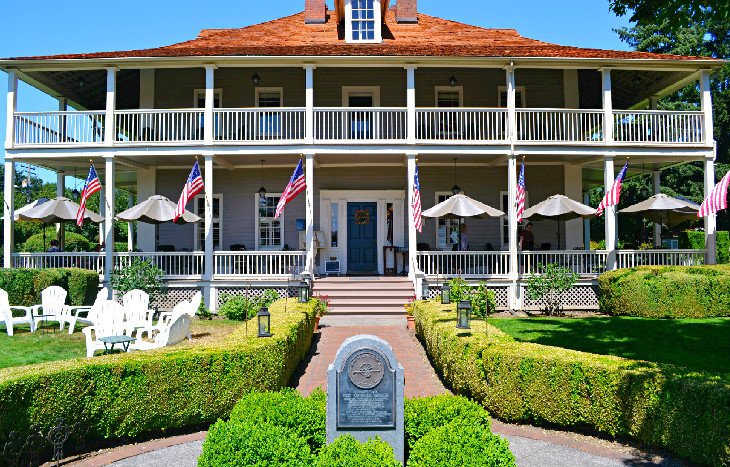 The Ulysses S. Grant House in Officer's Row
