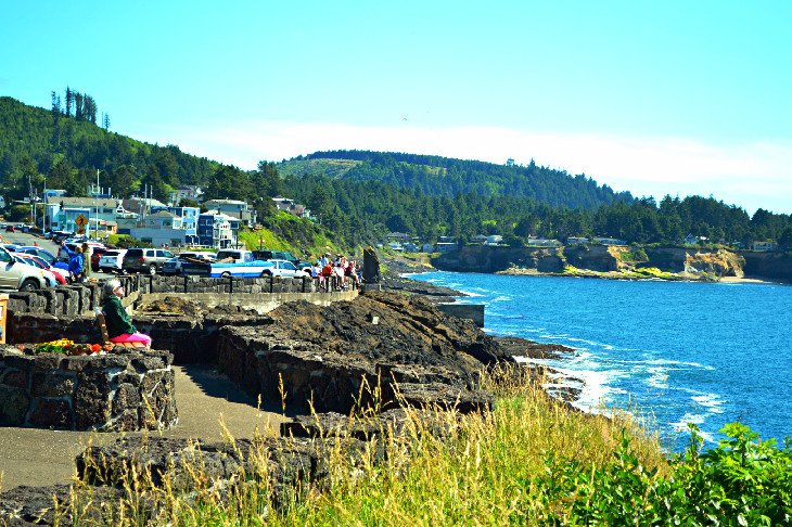 Western edge of Depoe Bay