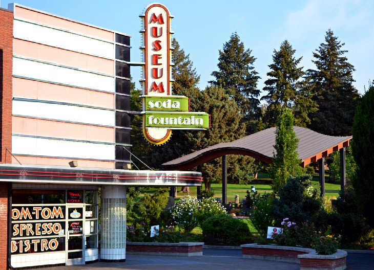 Yakima Valley Museum with Rotary Pavilion in the background