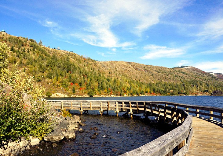 Boardwalk on Birth of a Lake Trail