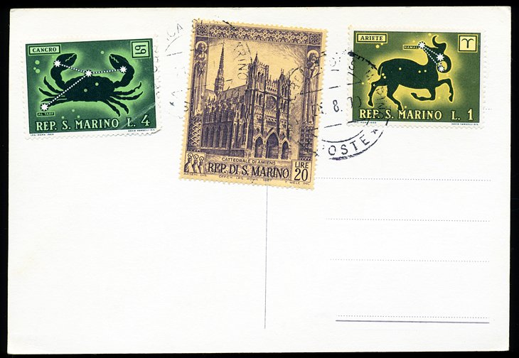 San Marino postage stamps