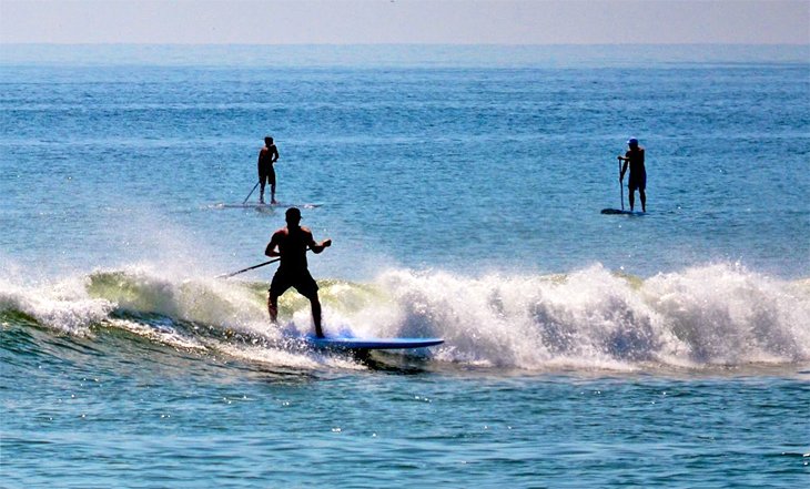 Stand up paddleboarding