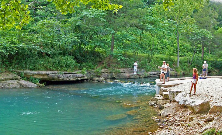 Roaring River fishing