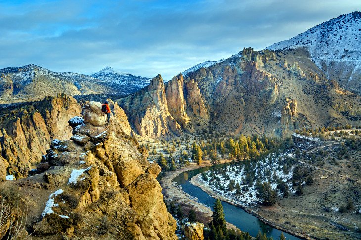 Misery Ridge Trail in early winter