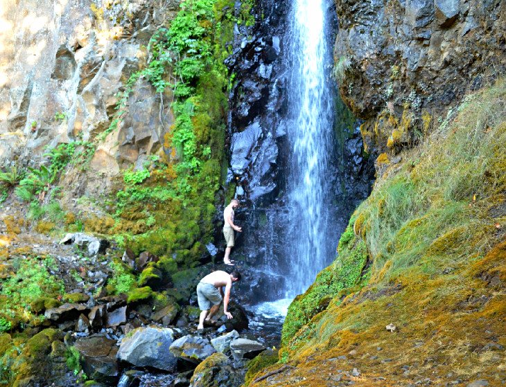 Lancaster Falls in the Columbia River Gorge