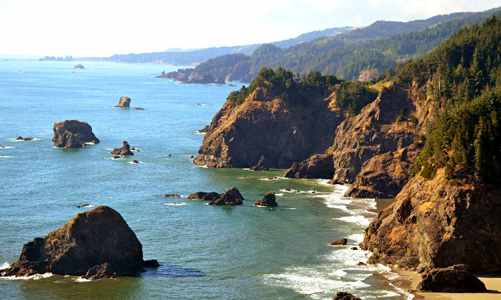 The rugged southern Oregon coast