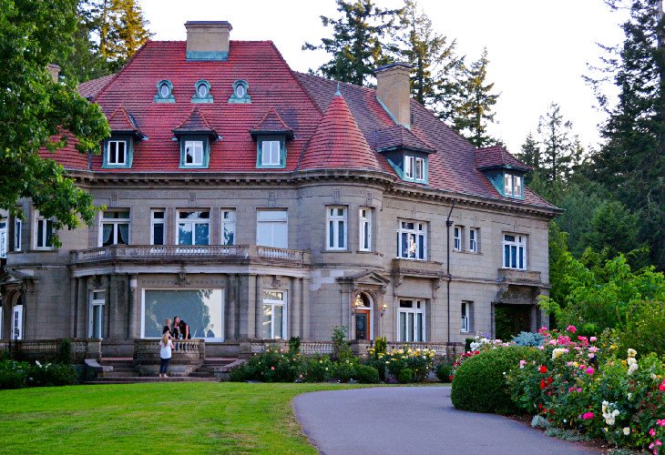 Pittock Mansion via the Wildwood Trail