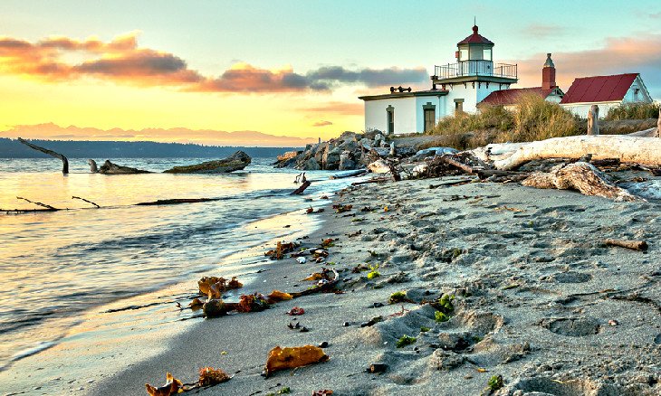 West Point Lighthouse in Discovery Park