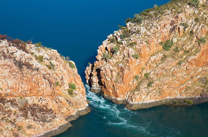 Aerial view of the Horizontal Falls