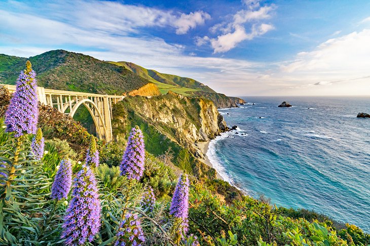 Bixby Bridge on the Pacific Coast Highway south of Carmel