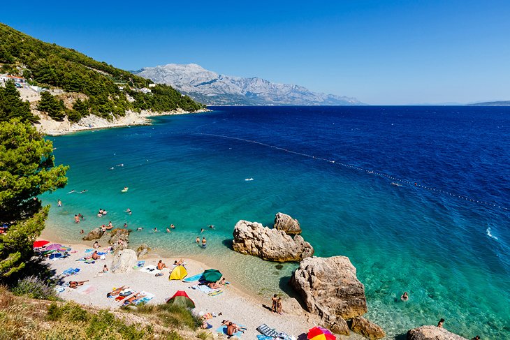 Beautiful beach near Split