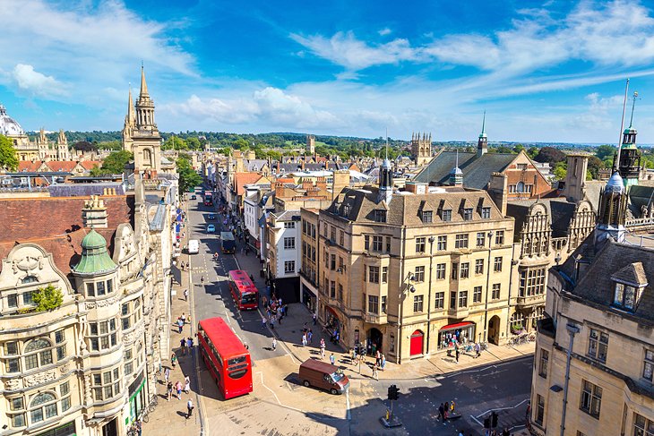 Panoramic view of Oxford