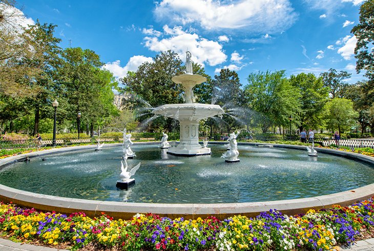 Fontaine au parc Forsyth