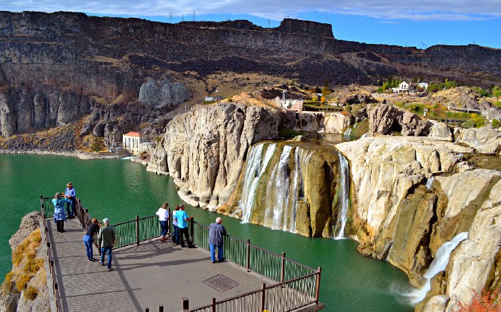 Shoshone Falls viewing platform