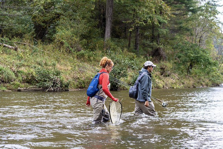 Los 10 ríos mejor calificados para la pesca de truchas en Carolina del Norte