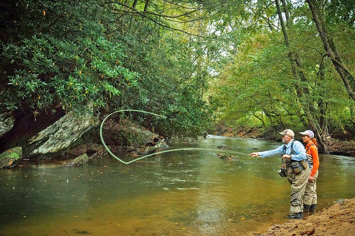 Anietra and guide Marty Shaffner